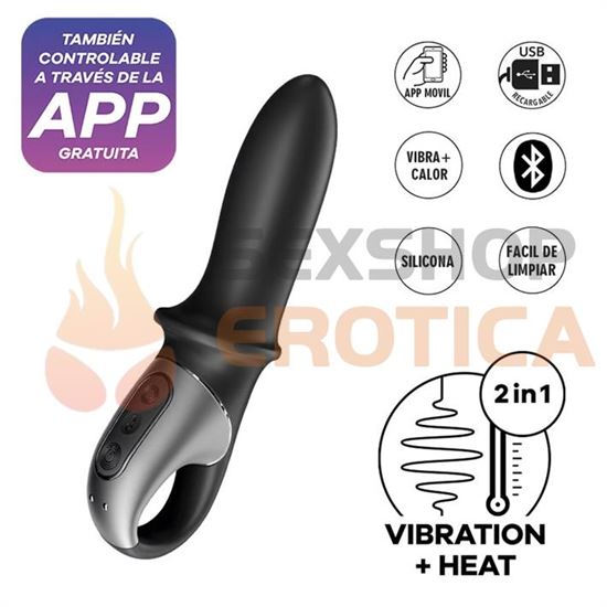 Hot Passion Estimulador femenino con calor y control via APP
